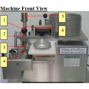Patty-O-Matic Protege Machine Front View